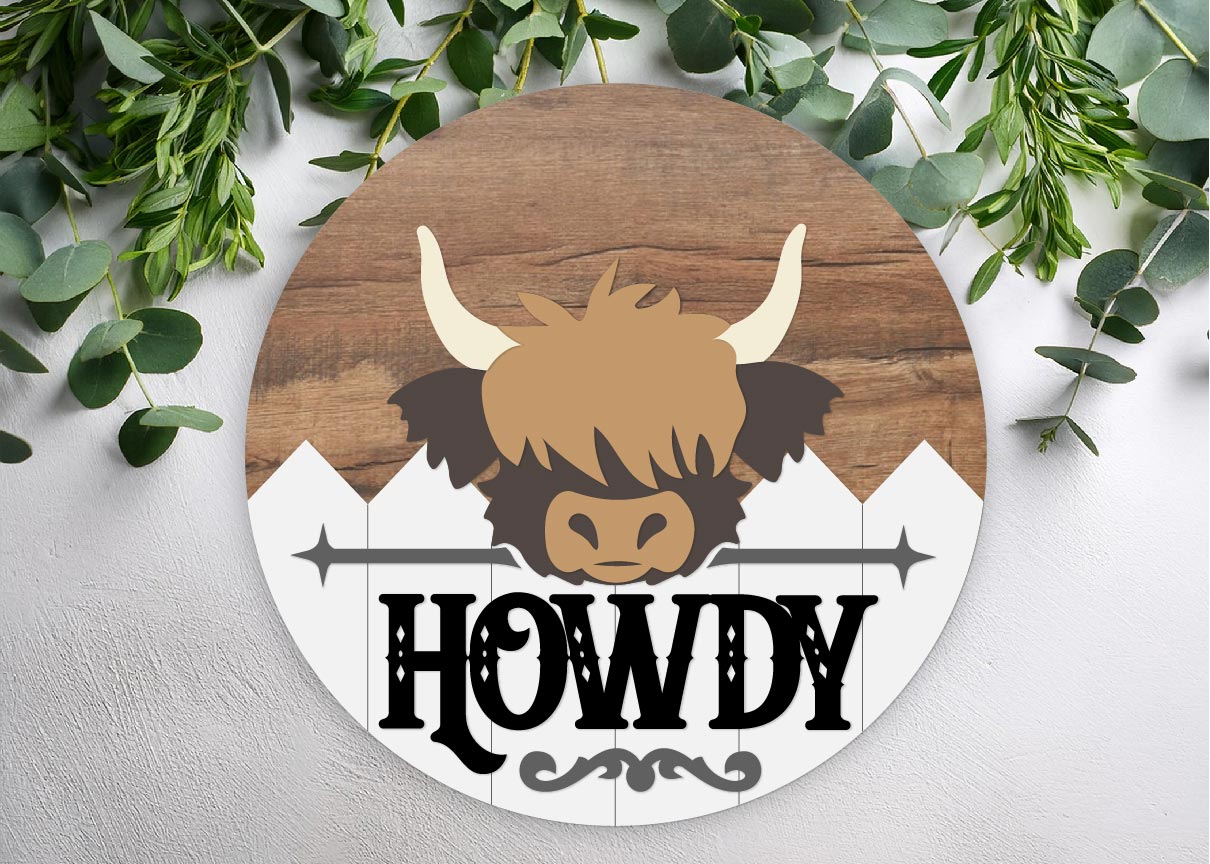 Howdy Highland Cow