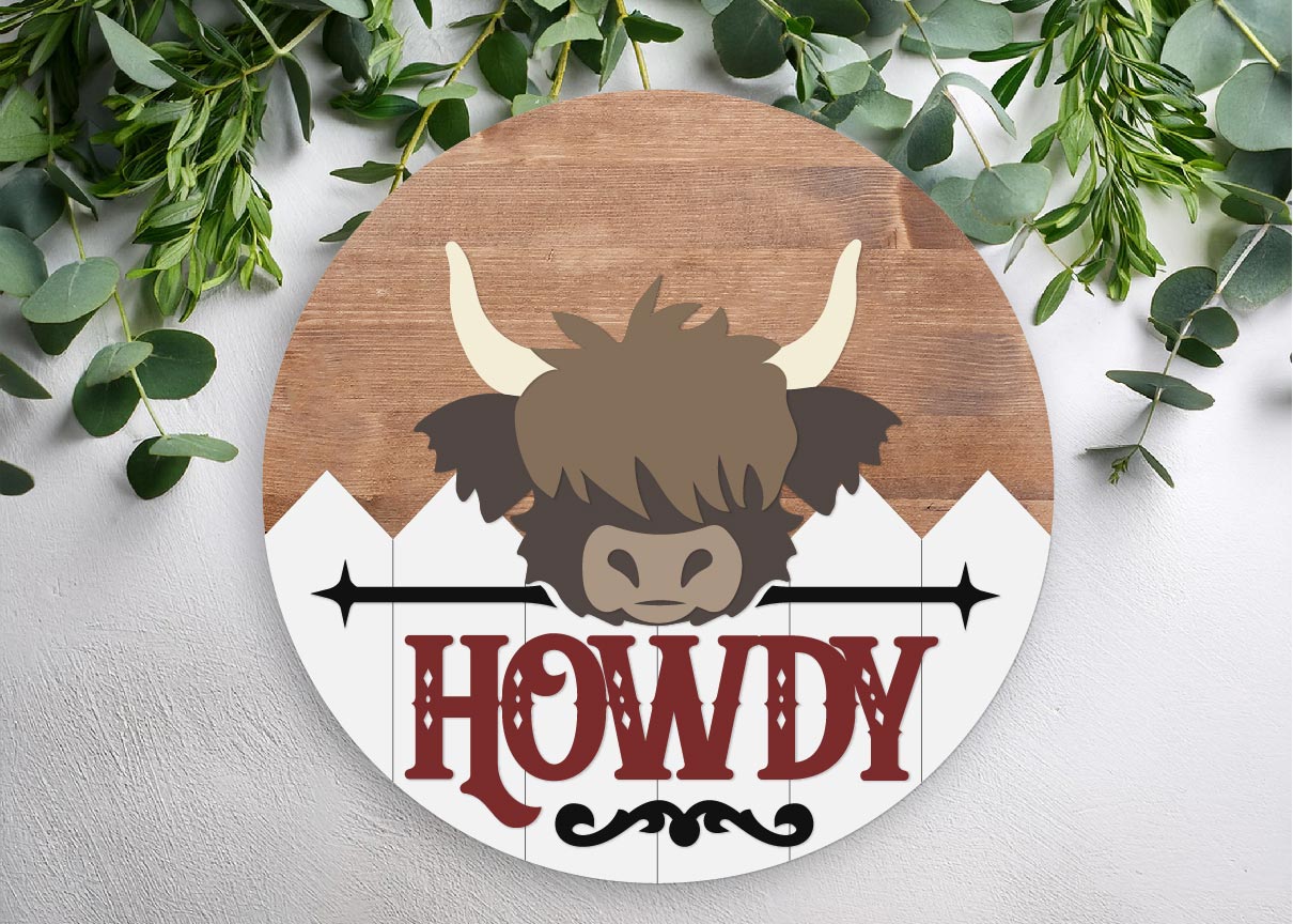 Howdy Highland Cow