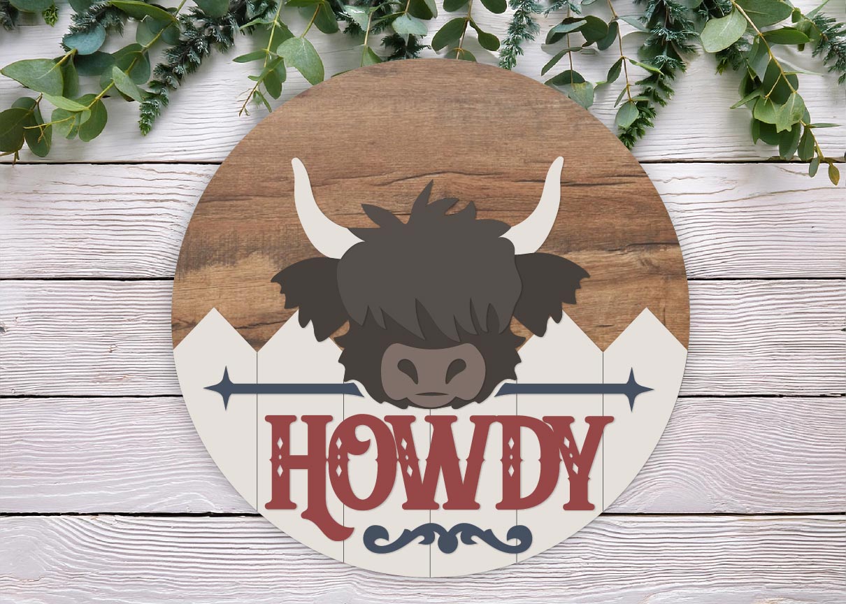 Howdy Highland Cow