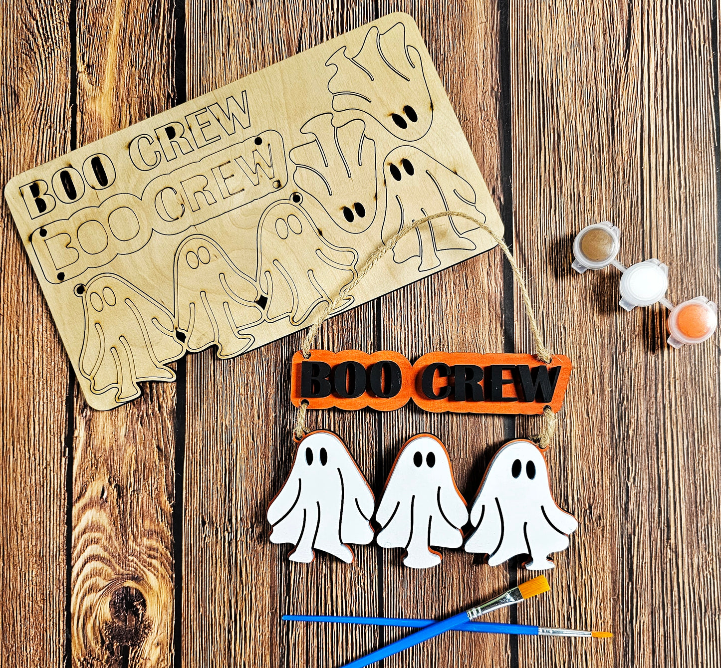 Boo Crew diy pop out kit