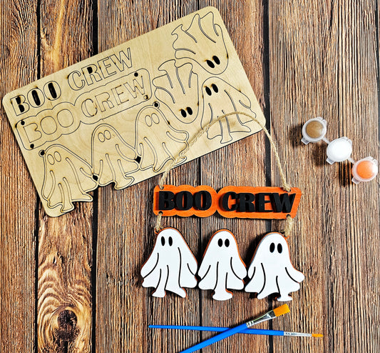 Boo Crew diy pop out kit