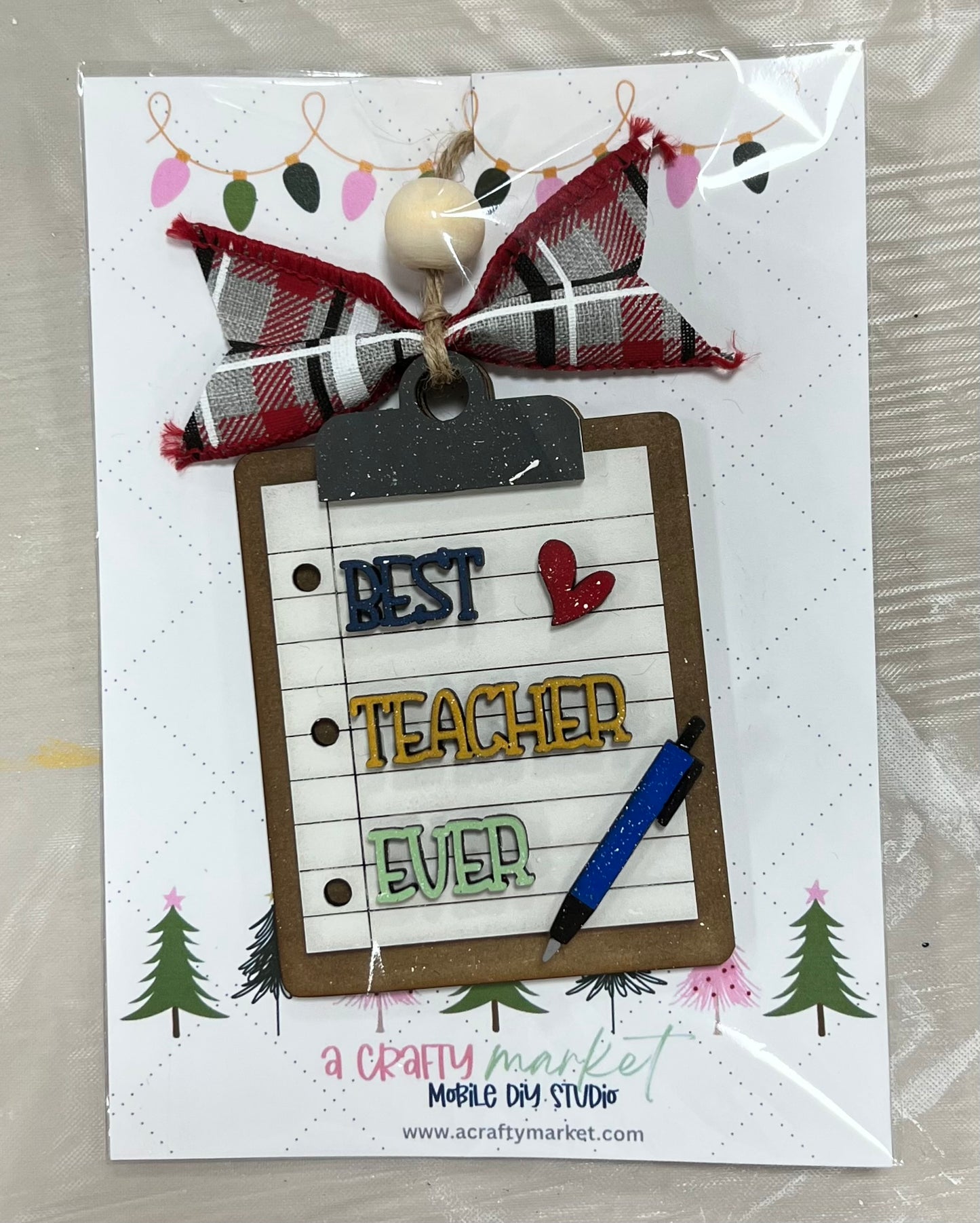 Best Teacher Ever Ornament