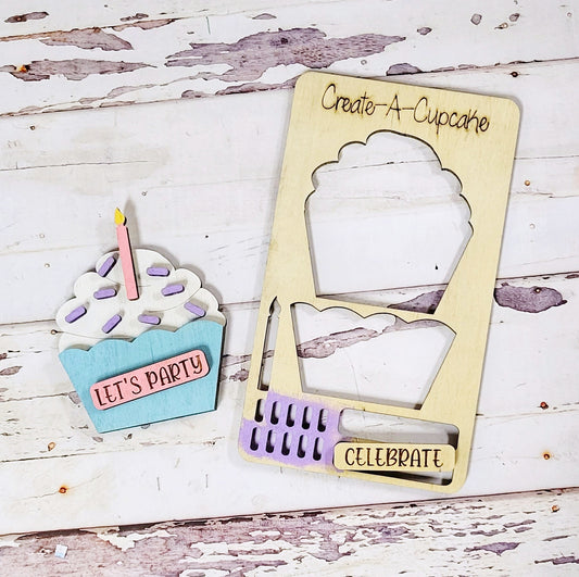 Create a Cupcake diy pop out kit