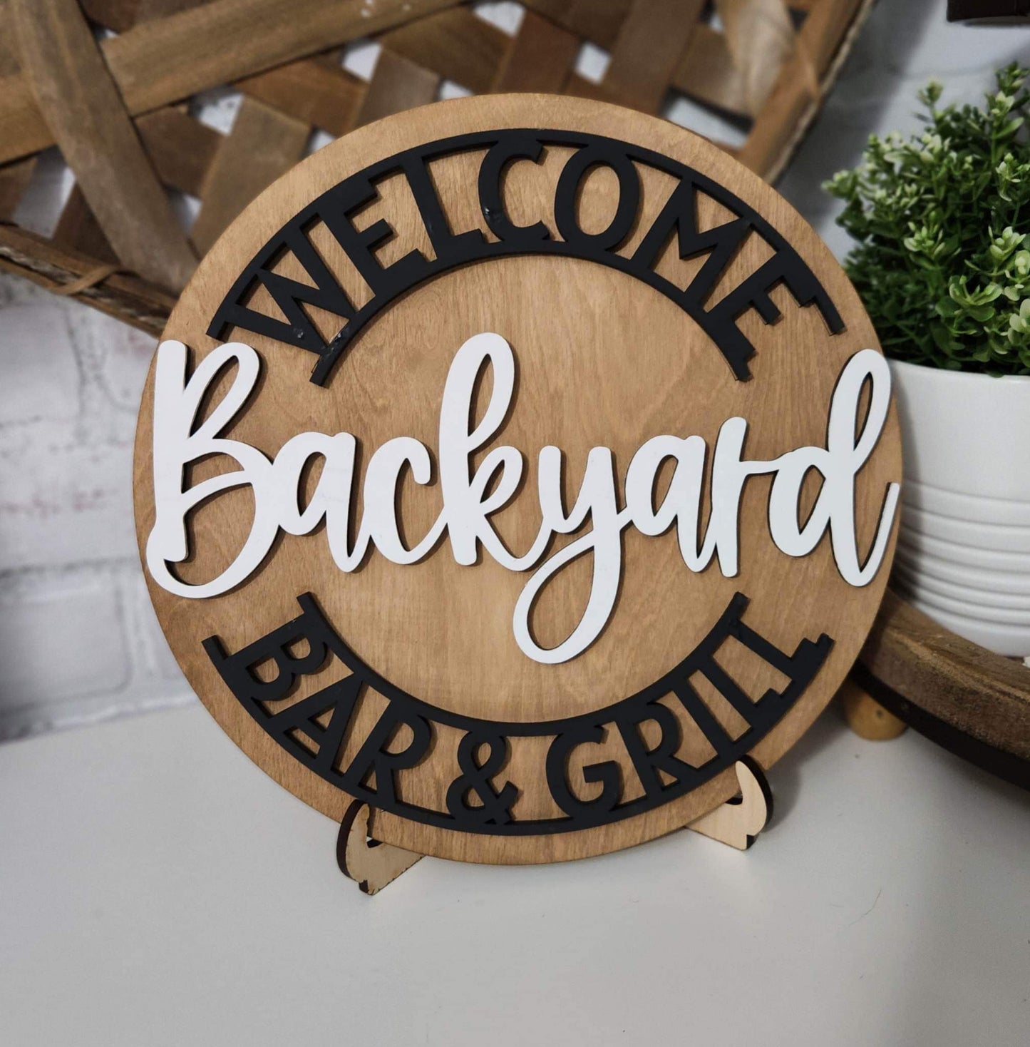 Backyard bar & bbq