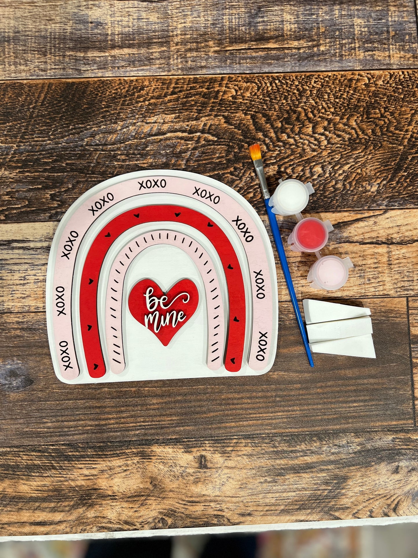 Be Mine Rainbow DIY Painting Set