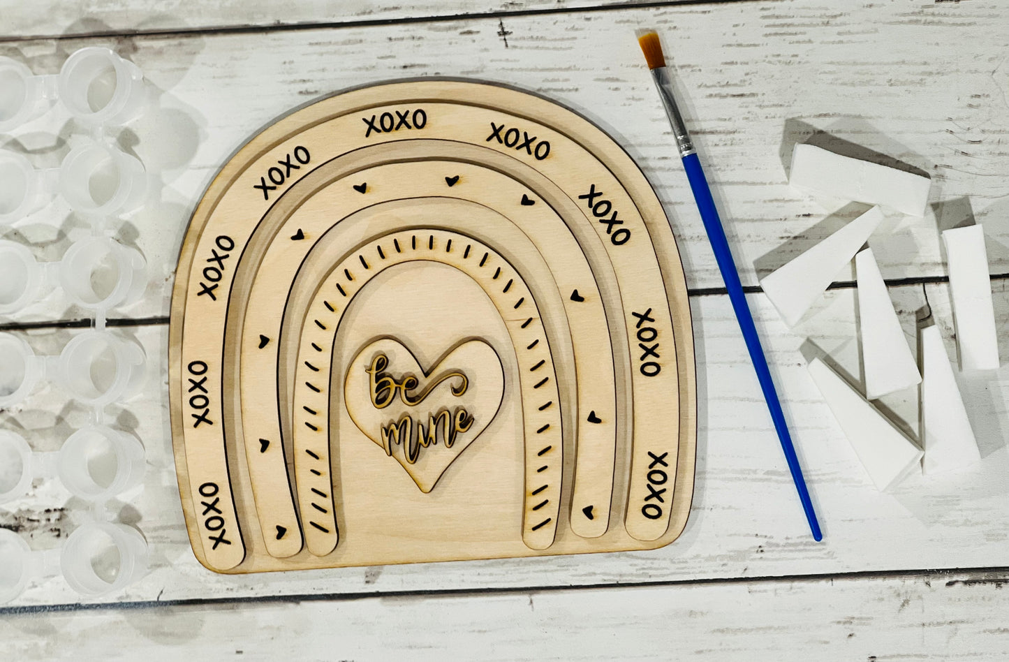 Be Mine Rainbow DIY Painting Set