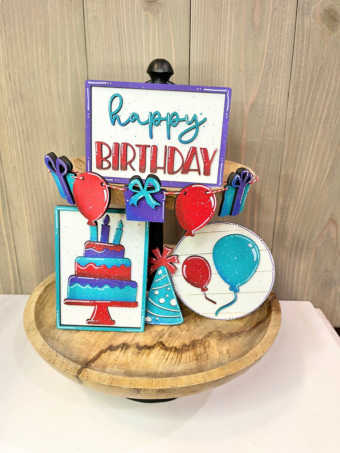 DIY Kit - Tier Tray - Birthday