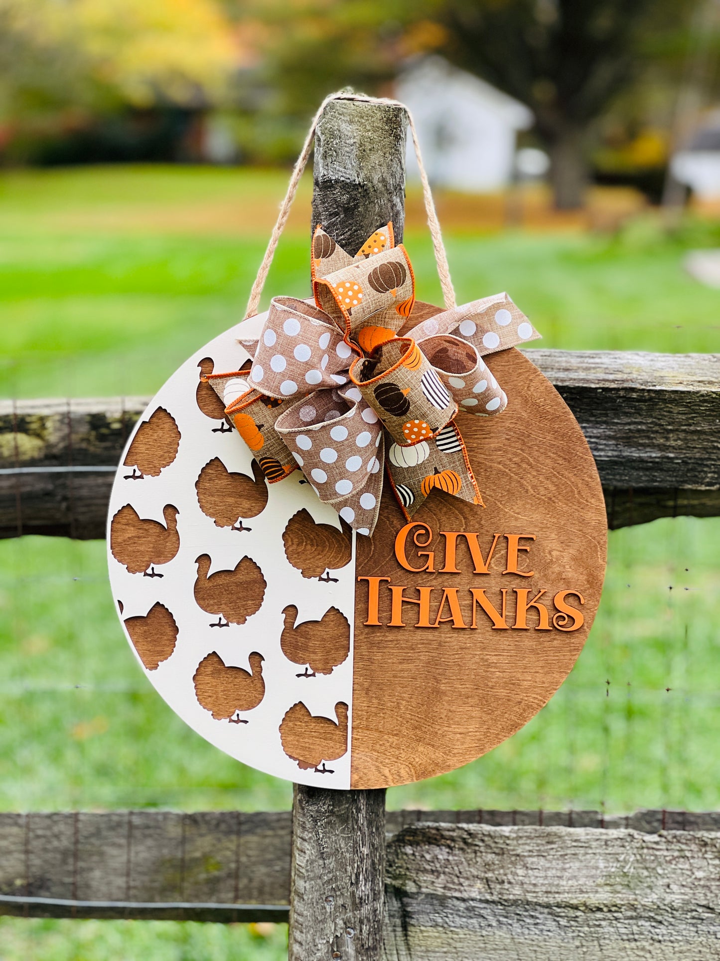 Give Thanks Door Hanger