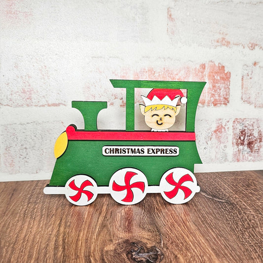 Kids Pop Out DIY Kit - Elf Train