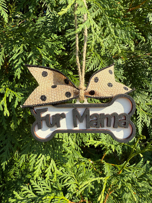 Fur Mama or Fur Dad Ornament