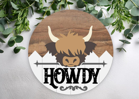 Howdy Highland Cow