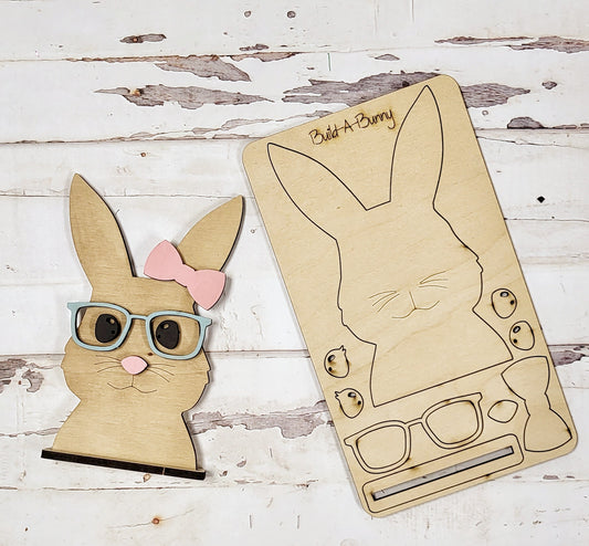Build a Bunny diy pop out kit