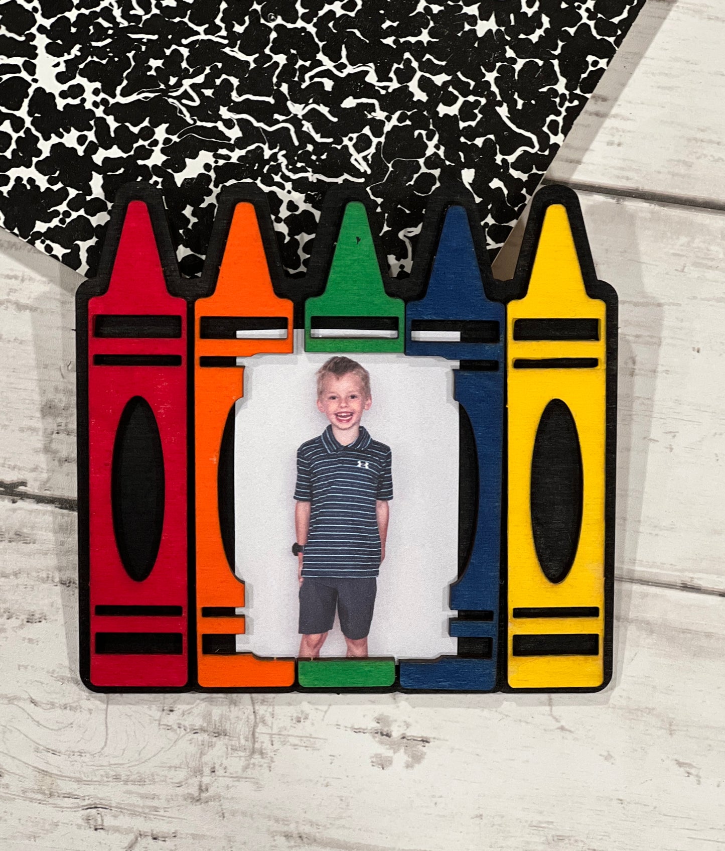 Kids Pop Out DIY Kit - Crayon Frame