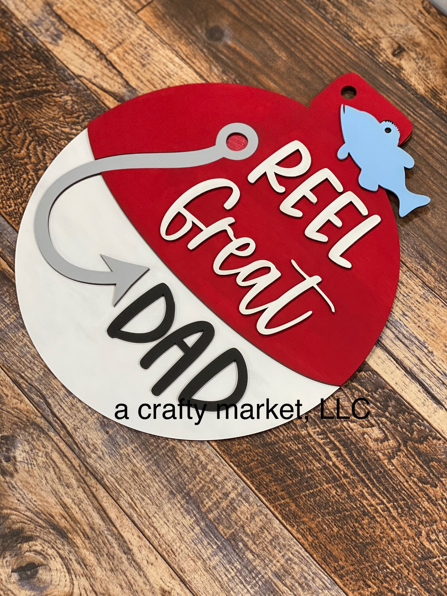 REEL Great Dad DIY Unfinished Wood Sign Kit