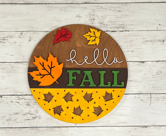 DIY hello Fall sign kit
