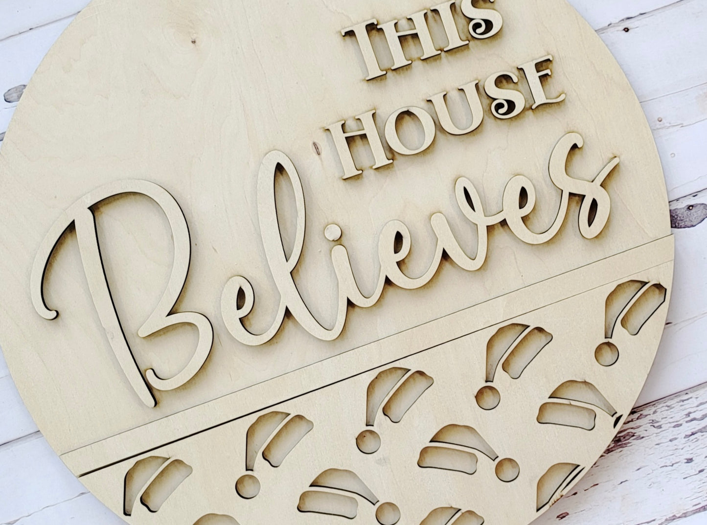 DIY - This House Belives Sign Kit