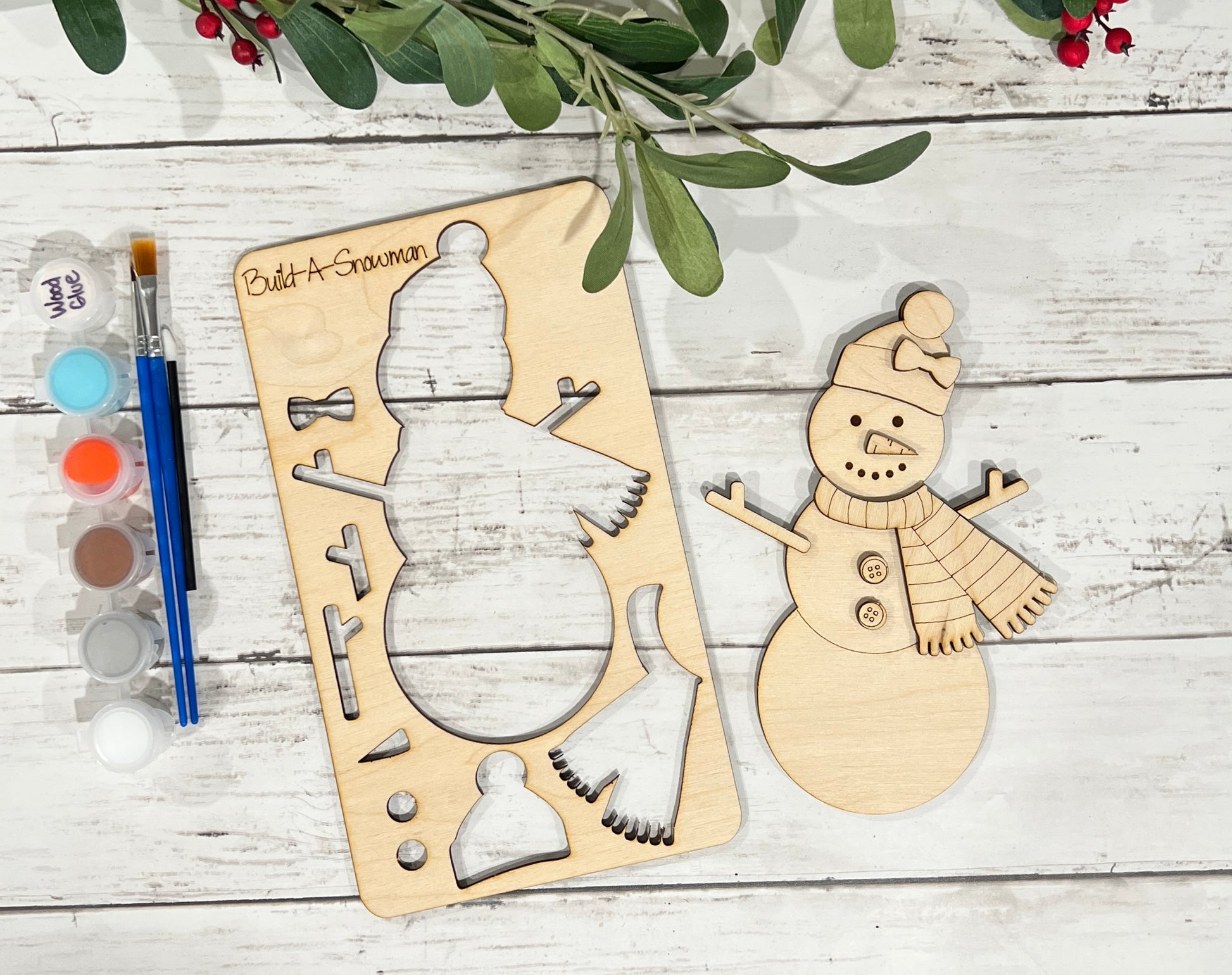 Kids Pop Out DIY Kit - Build A Snowman – a crafty market