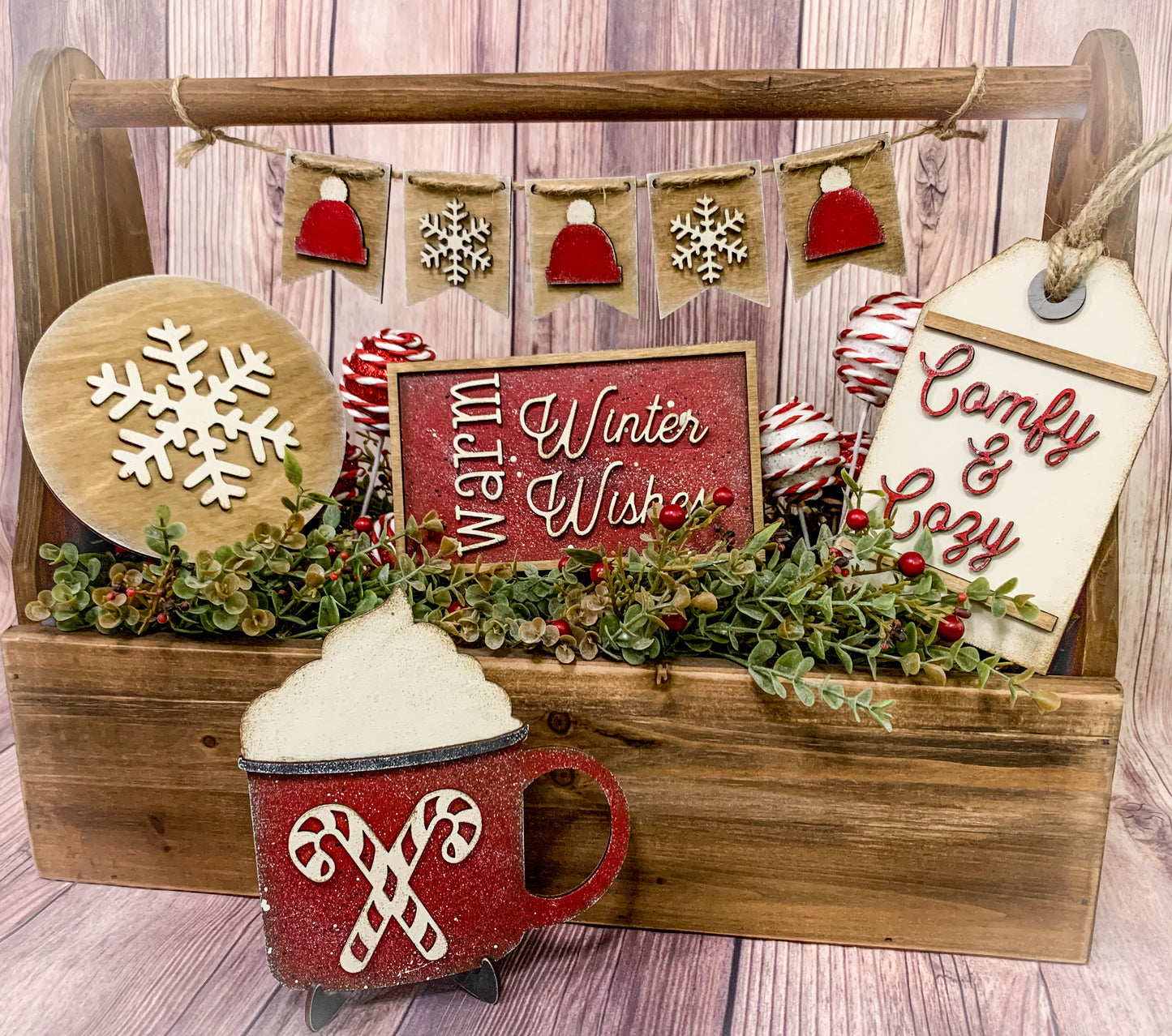 DIY Kit - Tiered Tray - Warm Winter Wishes